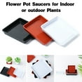 thumbnail image 6 of Deformation-resistant Indoor Home Outdoor Square Garden Supplies Planter Tray Drip Tray Flower Pot Tray WHITE 12 X 12CM, 6 of 8