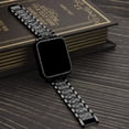thumbnail image 5 of Antank Apple Watch Band Metal Diamond Strap with Case for iWatch Series 7 41mm Women Stainless Steel Bracelet, 5 of 9