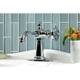 thumbnail image 3 of Kingston Brass KSD3541RX Belknap One-Handle Single-Hole Bathroom Faucet with Deck Plate and Push Pop-Up Drain, Polished Chrome, 3 of 7