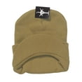 thumbnail image 2 of Cuffless Beanie Visor Cap, Beige, 2 of 2