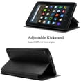 thumbnail image 4 of Mignova Case For Amazon Fire 7 ,Slim-Fit Synthetic Leather Folio Book Cover Case - Card Pocket, Kickstand Feature for Amazon Fire 7 Tablet 2015 Release (Black), 4 of 6
