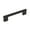 Matte Black, variant on Amerock Versa 5-1/16 inch (128mm) Center-to-Center Polished Chrome Cabinet Pull - 5 Pack