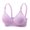 Light Violet, variant on Women's Bra, Smoothing Seamless Bra Plunge V Neck Wirefree Bra Deep V Smoothing Bra Post Surgery Seamless Soft Lightweight Bra Full Coverage Supportive Bra, Black 85B