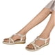 thumbnail image 4 of Amzcrzy Zapatos de mujer,Zapatos de mujer,Zapatillas de mujer, Zapatos planos de moda de verano para mujer, con punta abierta, ropa de abrigo, sandalias para mujer Sandalias Mujer Zapatillas De Casa, 4 of 5