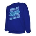 thumbnail image 2 of Men's Stitches Royal Kansas City Royals Lightweight Crew Sweatshirt, 2 of 3