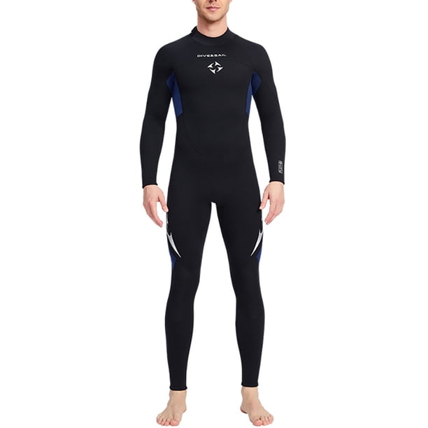 Sonducket BUCEO SAIL 3MM Trajes de neopreno SCR Traje de buceo de neopreno Traje de baño Resistente al desgaste Traje de surf con protección para Deportes acuáticos azul oscuro S Sonducket OD003296-15