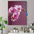 thumbnail image 4 of Purple Striped Orchid Canvas Hotel Cafe Wall Decor, 4 of 8