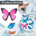 thumbnail image 5 of 3 Style Vinyl Car Stickers Butterfly PVC Waterproof Bumper Self-Adhesive 3D Decals Removable for Automotive Motorcycle Helmet Luggage Window Wall Room Dorm Home Bathroom Decor, 5 of 6