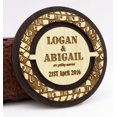 thumbnail image 1 of Custom Engraved Wooden Magnet Personalized Gift 20 Rustic Wedding Save the Date Wooden Magnet, 1 of 2