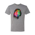 thumbnail image 2 of Lion Paint Art Splatter Abstract Art Animal Lover Mens Premium Tri Blend T-Shirt, Premium Heather, Medium, 2 of 3