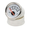 thumbnail image 2 of 52mm Voltmeter For Boat Marine Car Voltage VOLT 0-190ohm Fuel Water Level Meter Pointer Level Gauge Oil Tank Level Indicator ,Suits Most Tanks, 2 of 7
