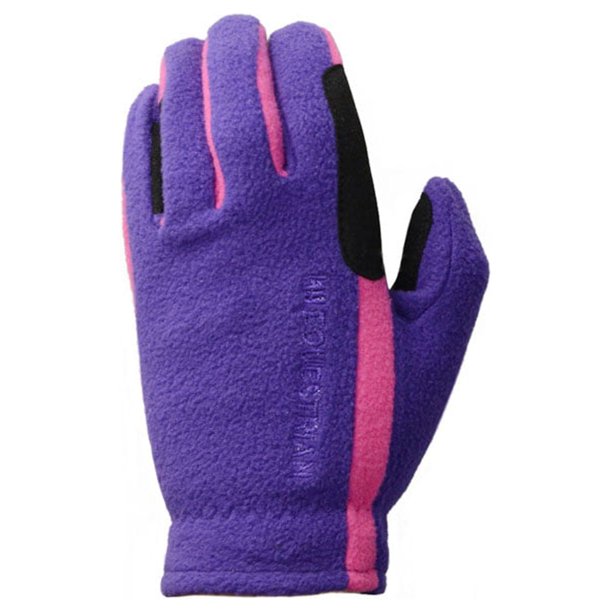 Hy5 - Guantes de Montar de Polar para Niños/Niñas (Morado, Rosa)