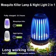 thumbnail image 2 of Asesino eléctrico de mosquitos JAMW insecticida y lámpara para matar moscas interiores exteriores, 2 of 5
