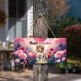 thumbnail image 3 of Hello Valentine’s Day Beagle Flower Crown Romantic Pink Floral Landscape Wood Sign Beagles Dog Lover Gifts Idea Hanging Wall Home Decor - 00031, 3 of 5