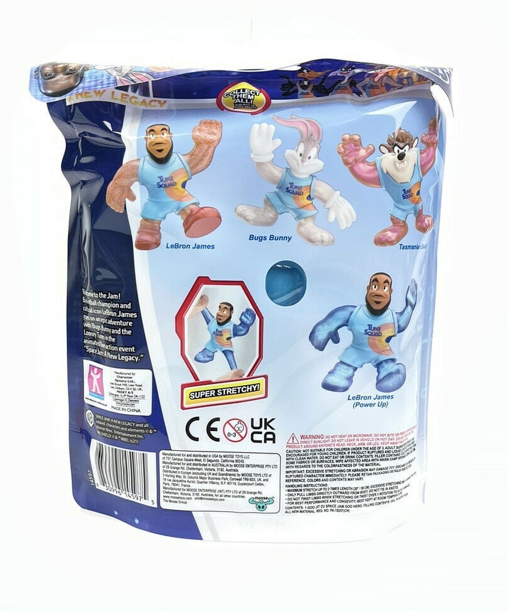 Moose Toys 14594 Space Jam: A New Legacy - 5" Stretchy Goo Filled Action Figure - Lebron James - image 3 of 10
