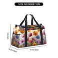 thumbnail image 3 of Easygdp Colorful Wildflower Meadow Bolsa de Gimnasio, Bolsa de Viaje Duffel, Bolsa de Fin de Semana con Compartimentos, Bolsa de Mano para Noche, 3 of 7