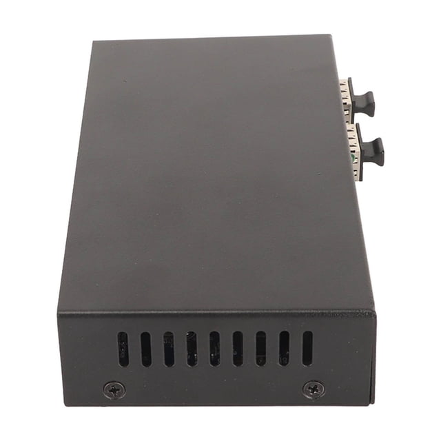 6 Ports SFP Fiber Switch, 10/100/1000M Self Adaptive RJ45 Ports, SFP RJ45 Transceiver, Plug and Play Ethernet Switch