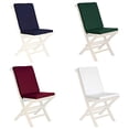 thumbnail image 3 of Coussins de Chaise à Charnière Bleus, 3 of 3