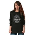 thumbnail image 3 of Big Dreams Grow Into m Inspirational Women Plus Size Long Sleeve Graphic Tee Brisco Brands 2X, 3 of 5