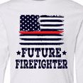 thumbnail image 4 of Inktastic Future Firefighter USA Long Sleeve Youth T-Shirt, 4 of 5