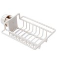thumbnail image 1 of Dinheiro-soporte para esponja para grifo, cepillo para paños de cocina, rejilla para escurrir para fregadero, organizador de aluminio para cocina y baño con gancho y barra, 1 of 5