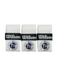 thumbnail image 3 of Tennis Overgrip Wilson Roland-Garros, paquete de 3, color blanco y azul marino, 3 of 3