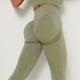 thumbnail image 4 of Pantalones de yoga elásticos de cintura alta para mujer - Leggings opacos con cintura en forma de V y efecto fruncido en los glúteos, 4 of 4
