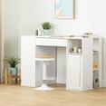 thumbnail image 3 of South Shore Cream White Counter-Height Craft Table with Storage, 3 of 16