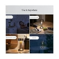 thumbnail image 6 of Bell + Howell 2 Pack Chelsea Small Table Lamp, Touch Lamps for Bedroom, LED Rechargeable Lamp, Cordless Lamp Great for Gifting, Small Lamps for Bedroom, Lamps for Living Room, Home Décor, Silver, 6 of 7