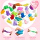 thumbnail image 3 of Juego de moquis de dinosaurio Squeeze Toy JOYIN de 28 piezas de 1.5 pulgadas para niños, 3 of 8