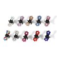 thumbnail image 3 of Mini Hair Clips Butterfly Hair Clips No Slip Jaw Clips Glitter Teeth Clips Small Rhinestone Hair Clips Colorful Flower Hair Clip Fashion Hair Accessories For Women Girls(Pack of 24), 3 of 5
