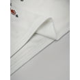 thumbnail image 5 of Men's 2 Piece Outfits Colorblock Crewneck Short Sleeve Tee Elastic Waist Pants Set Tracksuits White M, 5 of 5
