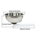 thumbnail image 5 of Boat RV Caravan Stainless Steel Hand Wash Basin Sink Round ,Easy Operate, 5 of 5