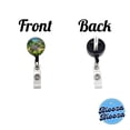 thumbnail image 3 of Zebra Retractable Reel ID Badge Key Card Name Tag Holder with Clip, 3 of 7