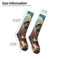 thumbnail image 2 of Fuzoiu Tribal Futuristic Warrior Print Adult Stockings,Crew Socks,Unisex Fashion Socks, Casual Sports Socks,Comfortable Crew Socks for Everyday Wear and Sports, 2 of 6