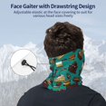 thumbnail image 4 of Neck Gaiter Face Cover Scarf, cute cake Soft Face Sun Mask Cover Scarf Headband Cooling Sweat Absorbing Bandanas Hiking Cycling Running, 4 of 7