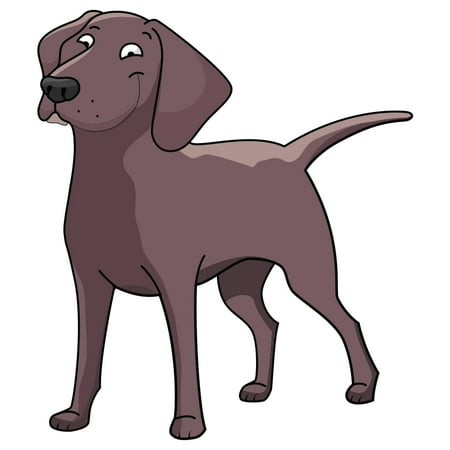 Chesapeake Bay Retriever Sticker - Cheeks Decal | Indoor/Outdoor | Dog Lover Super Cute Sticker for SUV Windows, Dorm Rooms, Bedroom, Offices | SignMission personalized gift | 12