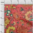 thumbnail image 2 of oneOone Polyester Spandex Red Fabric Asian Chinese Flower Sewing Craft Projects Fabric Prints By Yard 56 Inch Wide, 2 of 4