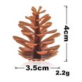 thumbnail image 1 of Adornos navideños Árbol de Navidad Colgante de piña Simulación Corona de piña Decoración Piña de 13 cm, 1 of 1