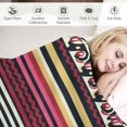 thumbnail image 3 of Orinice Striped Pattern Abstract Illusionism Modern Warm Lightweight Blanket Soft Fleece Blankets for All Seasons - Excellent Hand Feel and Cow Gifts - Multiple Sizes Available 50x60in, 3 of 6