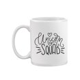 thumbnail image 2 of Unicorn Squad Calligraphy Mug Unisex's -Image by Shutterstock, 2 of 4