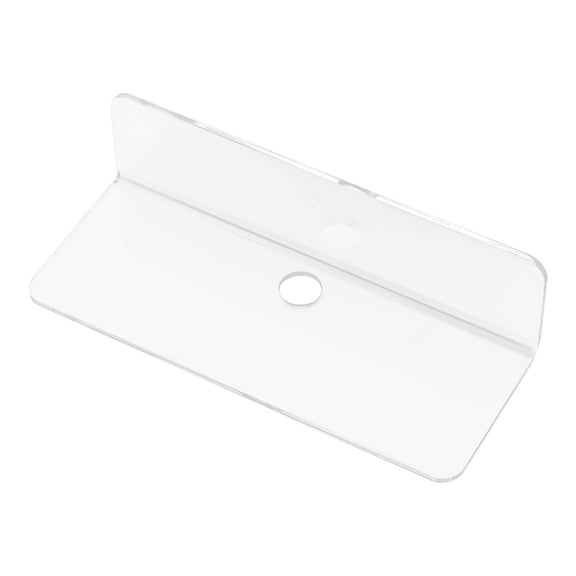 SEWCHICS Clear Acrylic Wall Shelf for Bathroom Bedroom Office with Easy Install