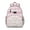 Pink-28, variant on Artistic Unicorn Print Students Backpack Galaxy Themed Toddler Bookbag with Rainbow, Hearts, and Watercolor Unicorn