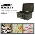 thumbnail image 4 of SHISUYAN Desktop Ornament Box Wood Pu Leather 1Set 14.96X4.53X4.13In, 4 of 8