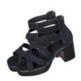 thumbnail image 5 of Wowcloth Women's Peep-Toe Heeled Sandals – Summer New Style with Solid Color, Platform Sole and Chunky Heel for Casual Fashion, 5 of 9