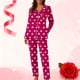 thumbnail image 2 of RKSTN St Patrick's Day Pajamas Set for Women Oversized Crewneck St Paddy's Day Lucky Shamrock Printed Loungewear Matching Sets Womens Casual Plus Size Loose Fits T Shirts and Pjs Pants 2 Piece Set, 2 of 8