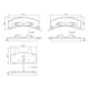 thumbnail image 2 of BALATAS CERAMICAS K1500 SUBURBAN 1993 al 1994 CHEVROLET 5.7L V8 Delanteras BREMBO ., 2 of 5