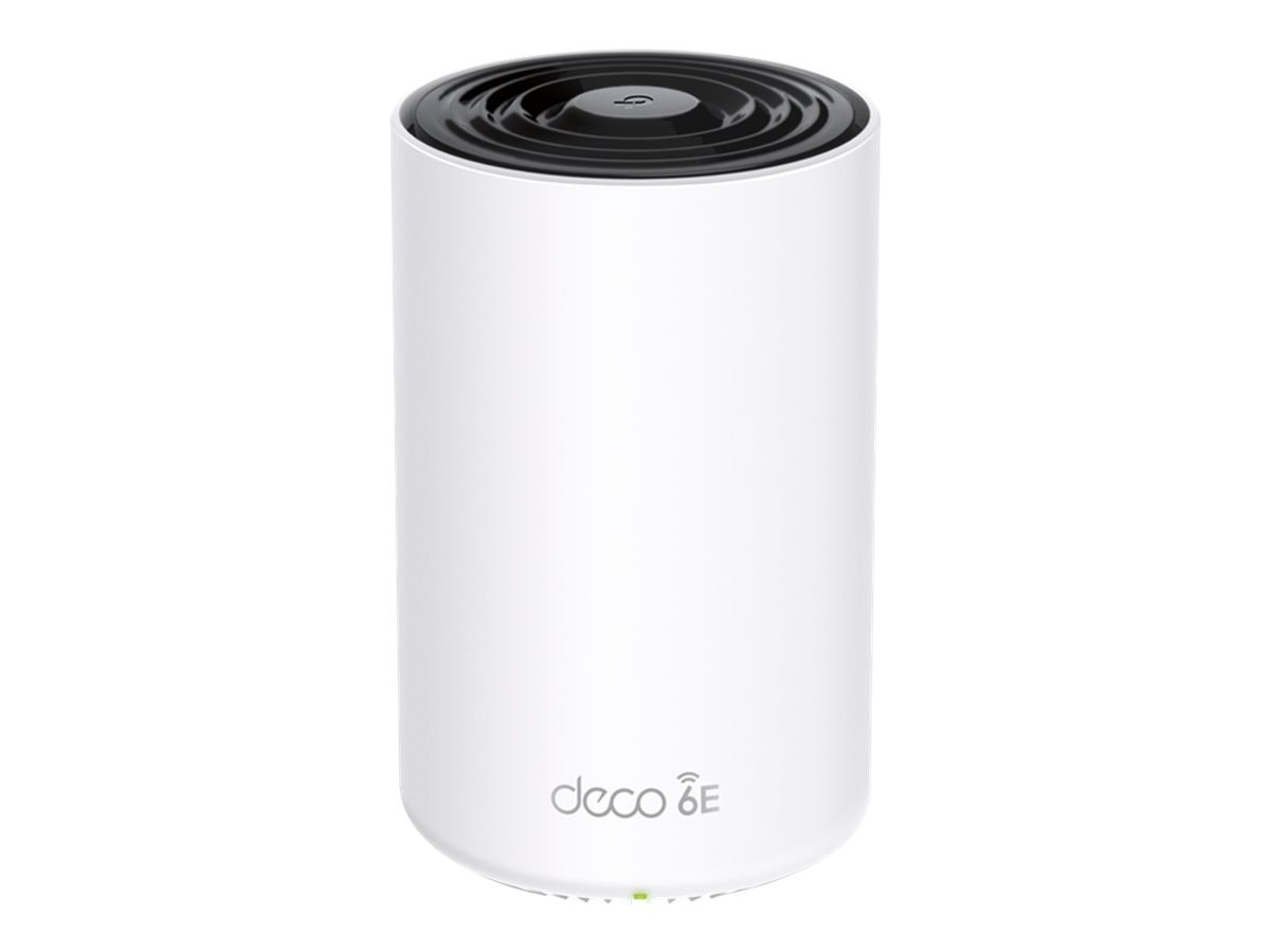 TP-Link Deco XE75 Pro(1-pack) - Deco AXE5400 Tri-Band WiFi 6E Mesh Router, 1-pack - 2.5G WAN/LAN Port - 2 x Gigabit LAN Ports - Covers up to 2900 Sq.Ft - Replaces WiFi Router and Extender - AI-Driv...