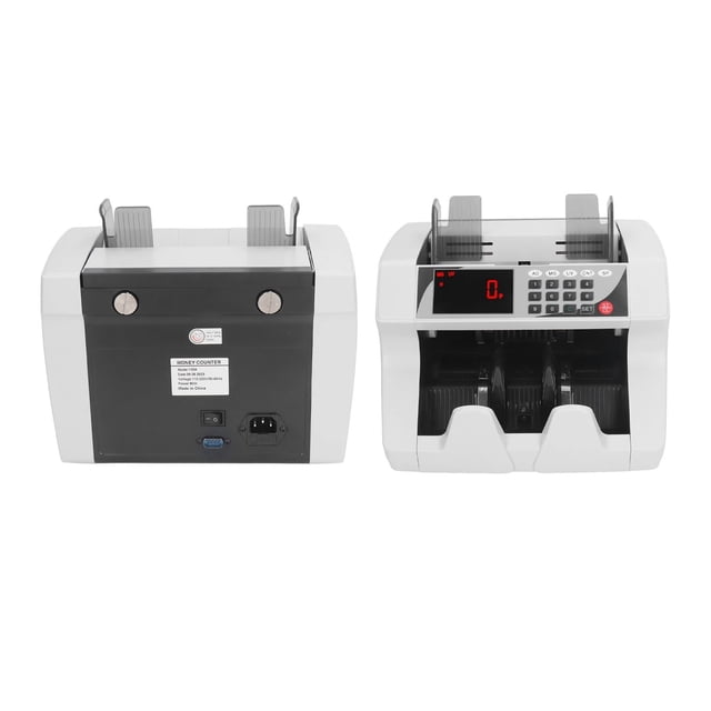 Money Counter with LCD, Alarm & Multiple Counting Modes for Supermarkets & Small Business