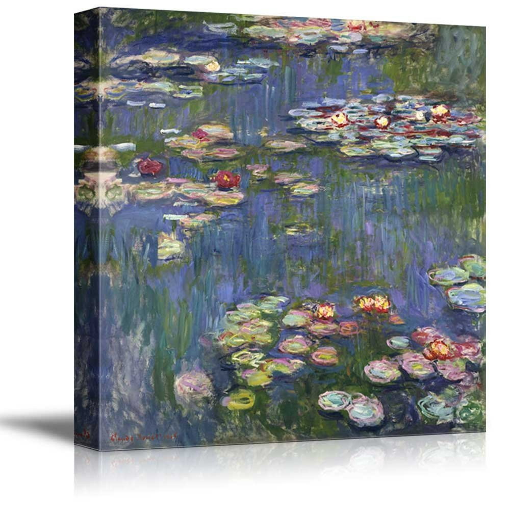 Wall26 Water Lilies by Claude Canvas Art Wall Decor 24" x